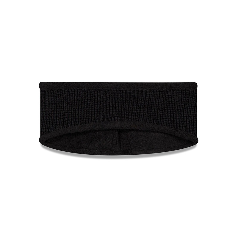Black Knit Ear Warmer|One Size