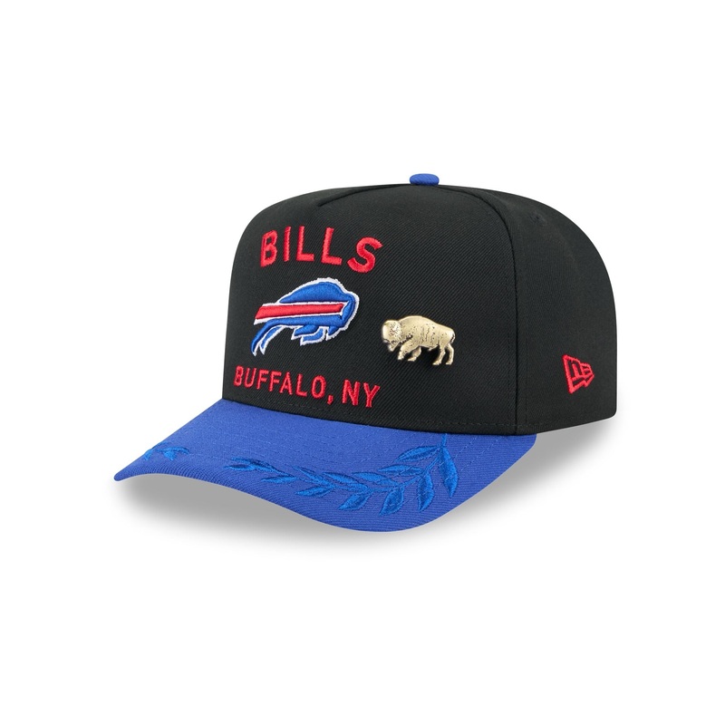 Buffalo Bills 2025 Draft Black 59FIFTY A-Frame Fitted Hat