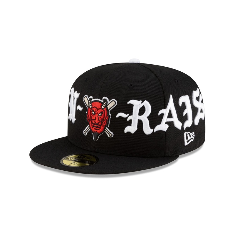 Born x Raised x Diablos Rojos del Mxico Wordmark 59FIFTY Fitted Hat