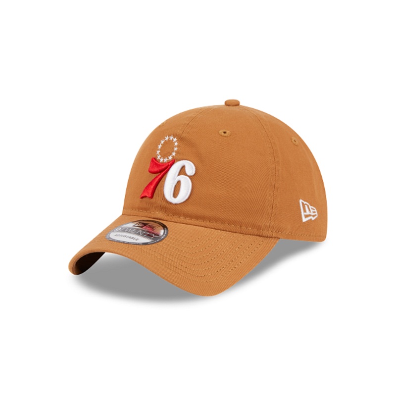 Philadelphia 76ers Light Bronze 9TWENTY Adjustable Hat