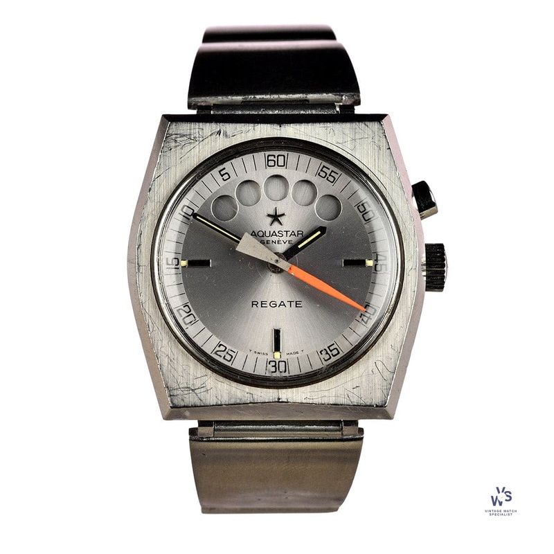 Aquastar Regate Automatic Yacht Timer – Lemania Movement – c.1970s