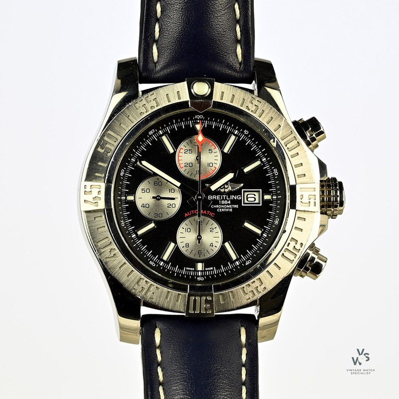 Breitling Super Avenger II Chronograph 48 – Model Ref: A1337111/BC29 – Box and Papers – 2017