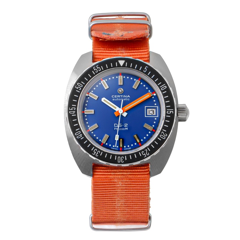 Certina Automatic DS-2 PH 200m (The Burton) – Blue Dial – c.1970