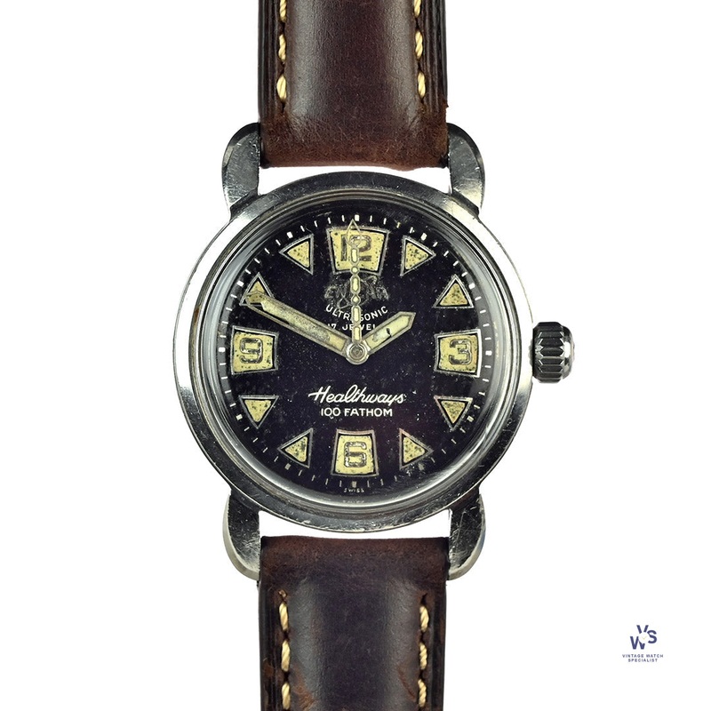 Enicar 100 Fathoms Healthways Dive Watch – c.1955