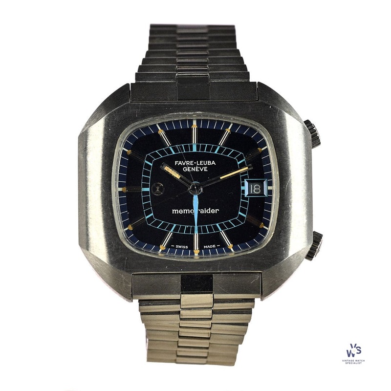 Favre Leuba Geneve Memo Raider Alarm – Model Ref: 53153 – c.1970s