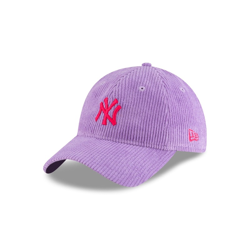 New York Yankees Women’s Lavender Cord 9TWENTY Adjustable Hat