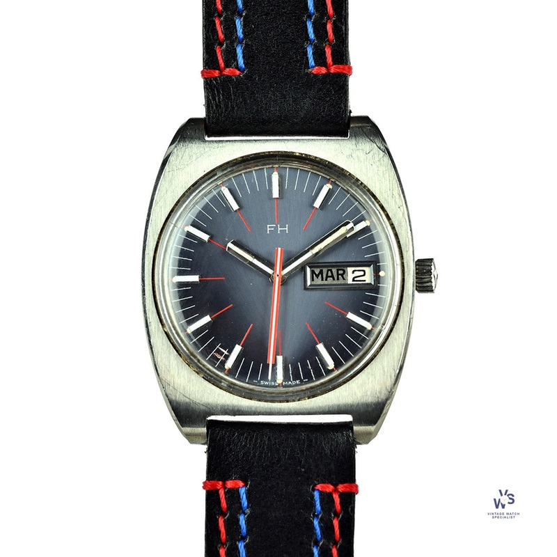 Roamer – FH Dial (Federation Horology Assembled) – Rare Dial with Automatic Movement – Cushion Case – c.1970s