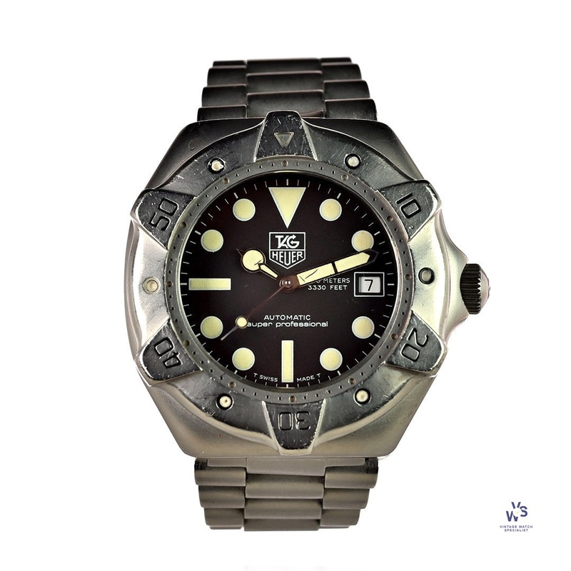 Tag Heuer – Super Professional 1000m Diver – Automatic – Model Reference 840.006 – c.1990