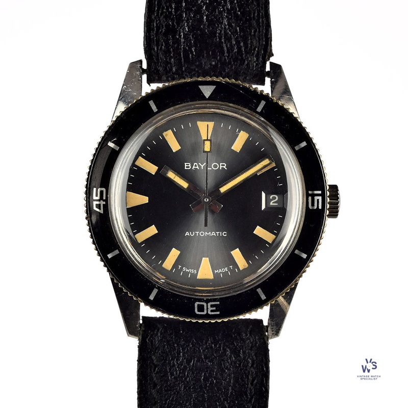 Baylor Automatic Diver ‘Captain Cook’ – Stadium Bezel – c.1969