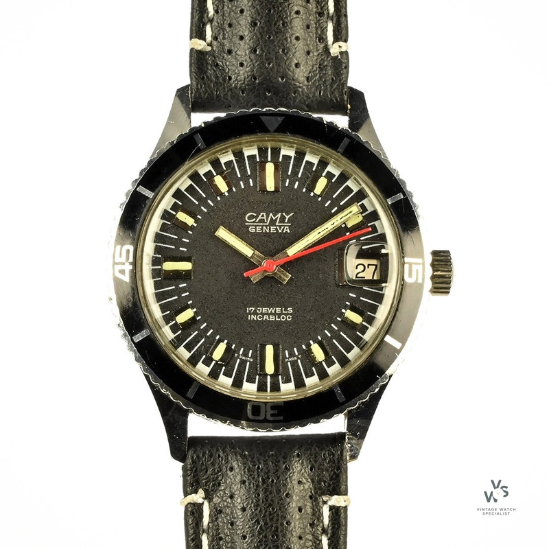 Camy Geneva Diver – Model Reference 7320 – c.1960s – Calibre FHF ST96-4
