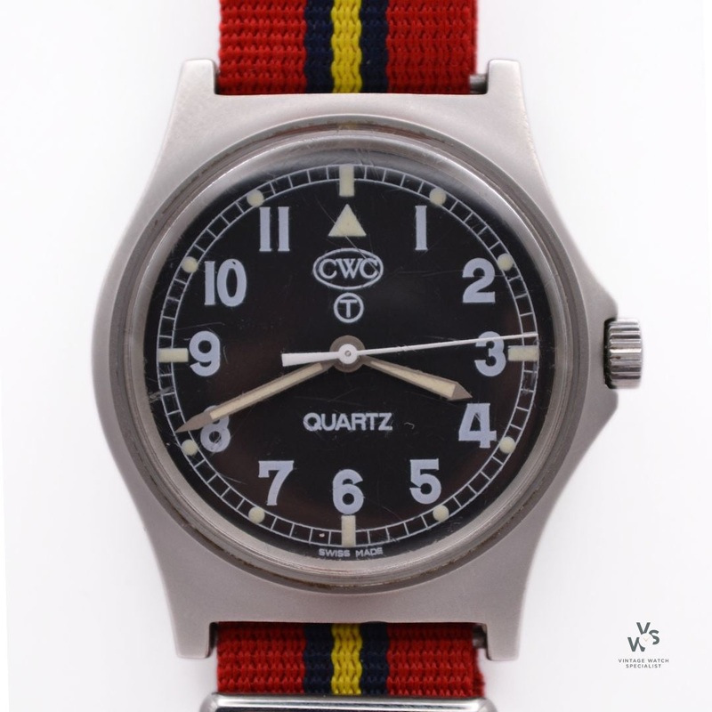 CWC G10 Quartz – Military Field Watch – Caseback 6645-99 – C.1990