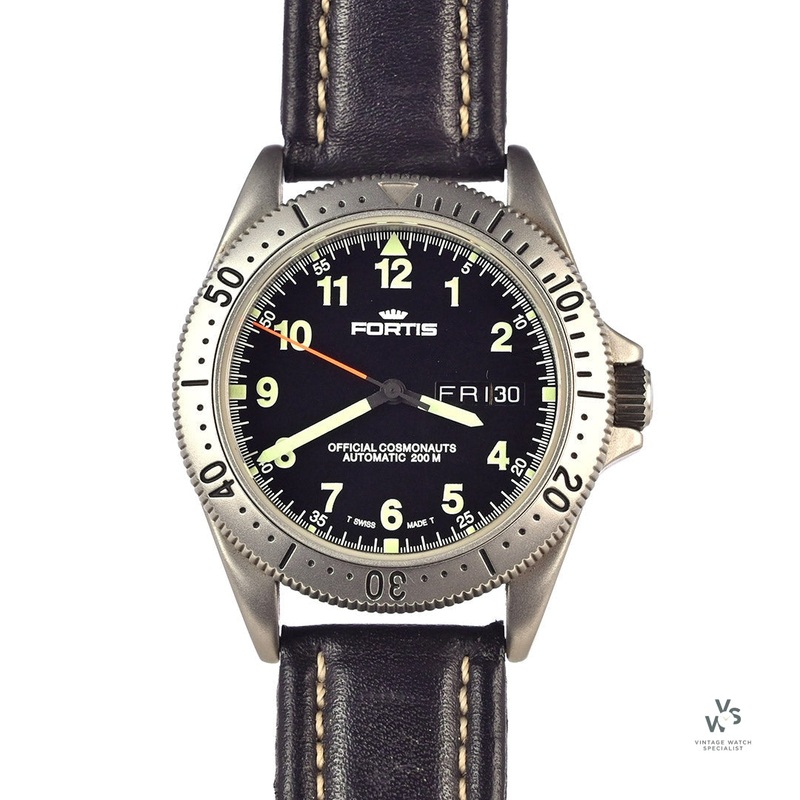Fortis Cosmonaut Day-Date – 39mm – Model Ref 610.10.158 – c.2009