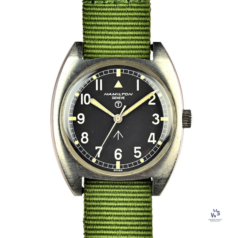 Hamilton Geneve 6BB Military Pilots Watch – 1974