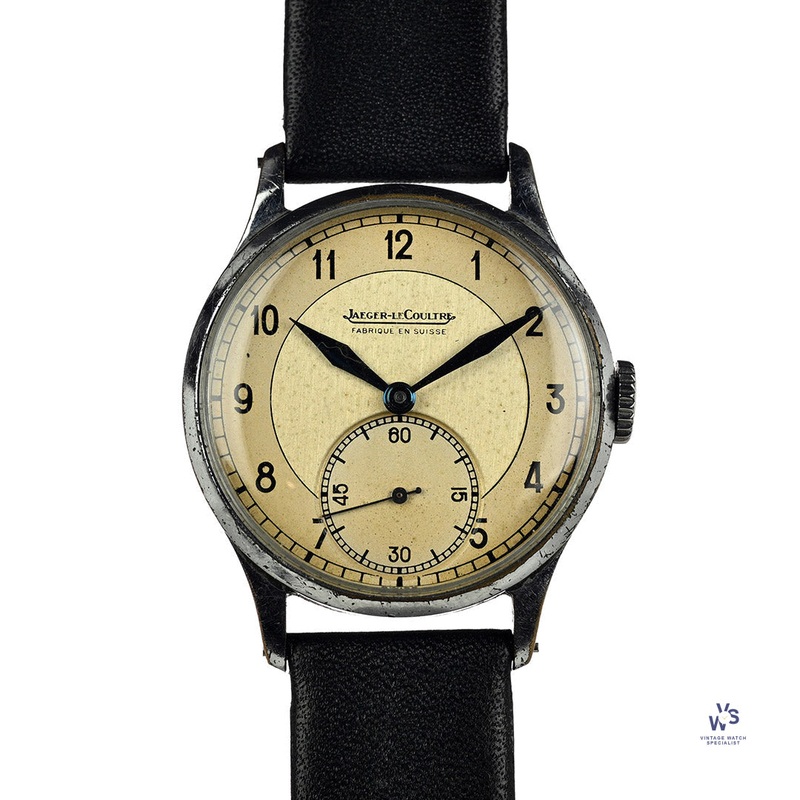 Jaeger LeCoultre – Chrome Plated Field Style Watch – c.1940s