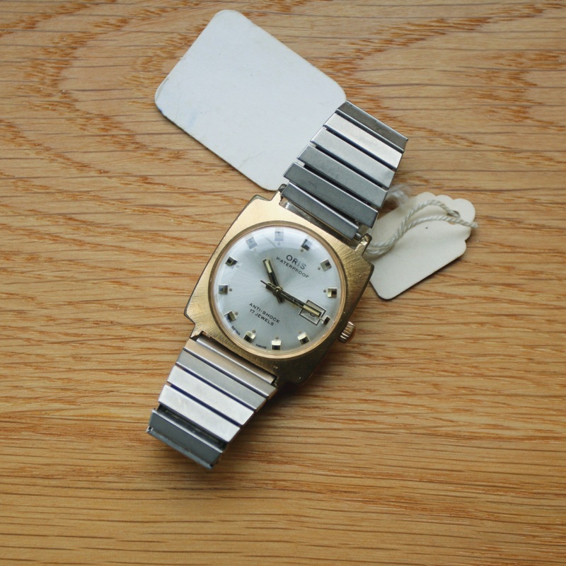 Oris ‘TV’ Shape Case – Gold Plated Wristwatch – Calibre 715 – 17j movement – Spares/Repairs