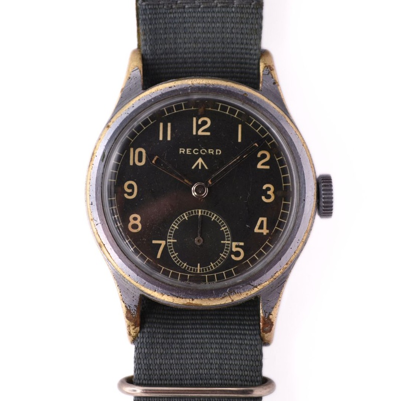 Record WWW – Military Dirty Dozen – Caseback Ref: WWW L 34094 – c.1945