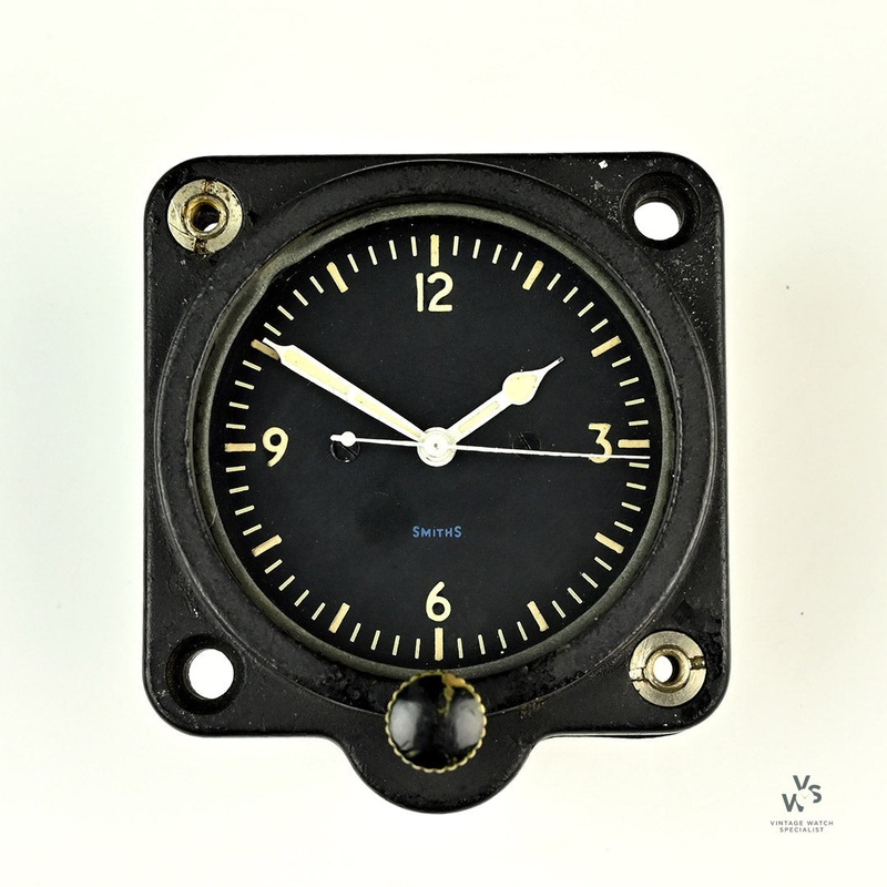 Smiths Military Aircraft Cockpit Clock – Post War – Dated 1953 – Ref 6A/2089