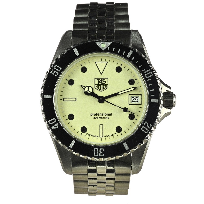 Tag Heuer Professional 200m – Night Diver – Luminous Dial – Model Ref: 980.113B – c.1987