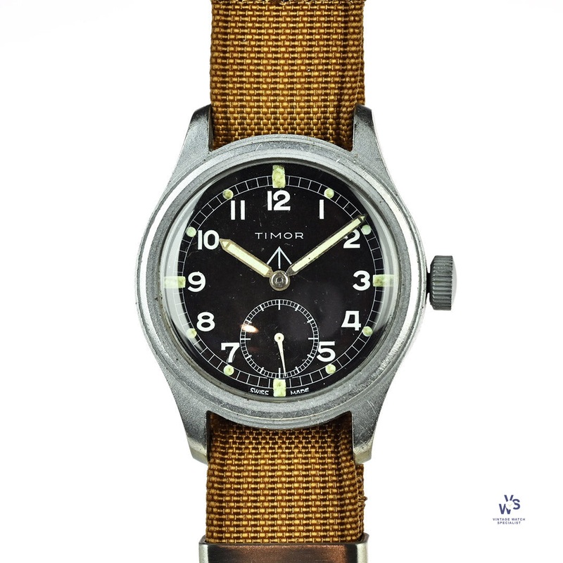 Timor Wristwatch – WW2 Dirty Dozen Military Issued – Cal 6060 – c.1945