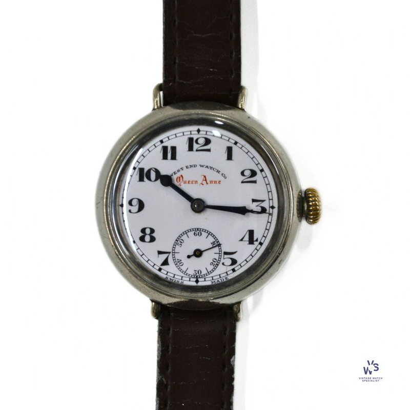 West End Watch Co. – Queen Anne – Sub-Seconds – Trench Style Wristwatch