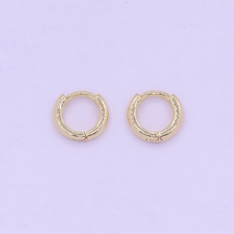 10mm Hoop Earrings in 14k Gold Filled Huggie Hoop Earrings Gold Hoop Earrings Simple Sleeper Hoops Earrings, Small Hoop Earrings Q-026