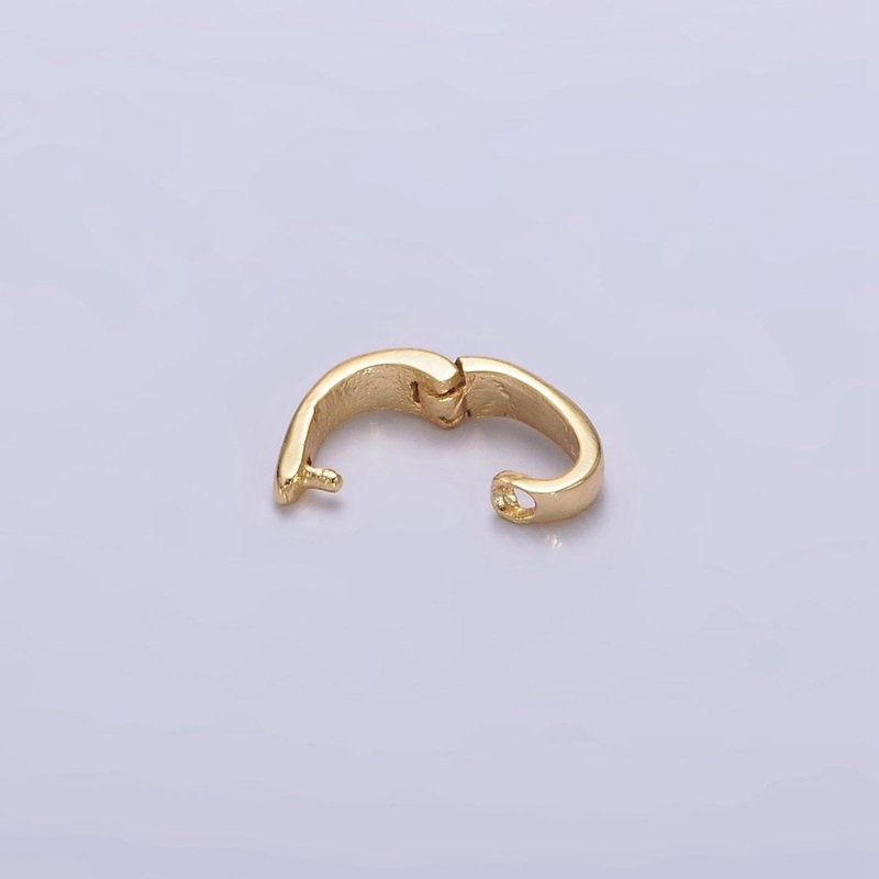 16K Gold Filled Clap Bail for Pendant Jewelry Kit Supplies For DIY Jewelry Making | Z-491 Gold