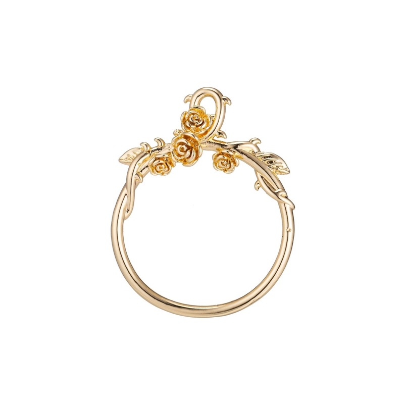 18k Gold Fill magnolia branch necklace Pendant, wreath Charm Rose flower Pendant for Earring Necklace Bracelet Jewelry MakingC-324