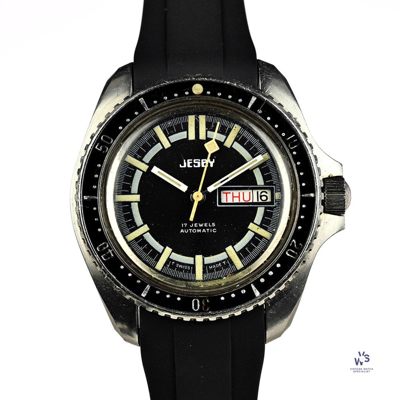 Jesby Automatic Dive Watch – Iconic Monnin Case – c1970s