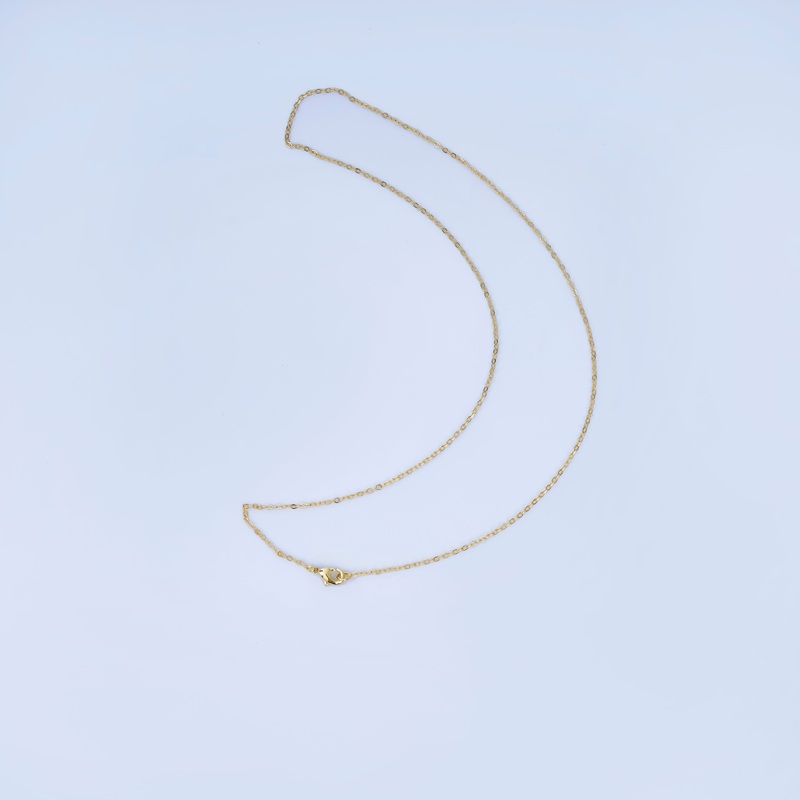 14K Gold Filled 1.7mm Minimalist Cable Chain 20 Inch Necklace | WA-3093