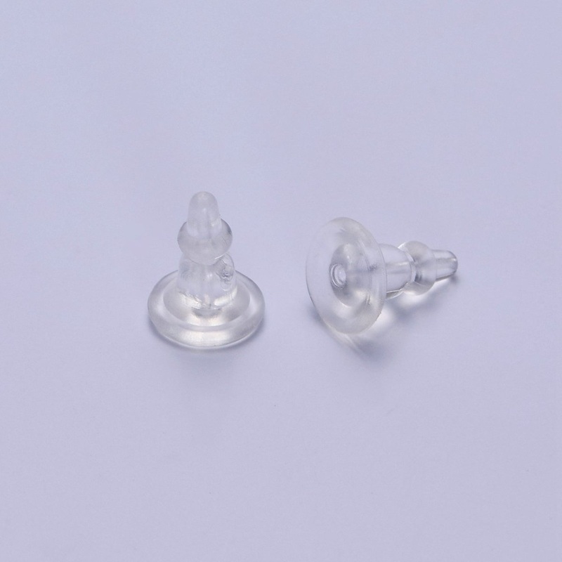 50 pairs Silicone Earring Back L-733