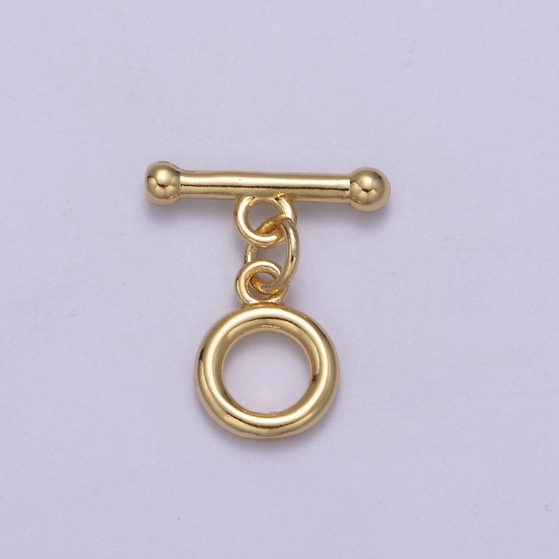 Gold Toggle Clasps Gold Filled OT Clasp Wholesale Findings L-670 L-672 18.6 x 15.2 mm