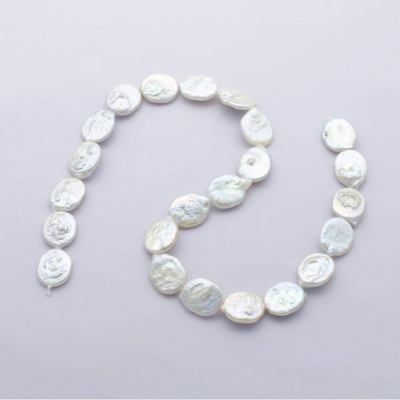 14K Gold Filled Baroque Keishi Freshwater Pearl 14 -16 Inch Strand Findings | WA-820