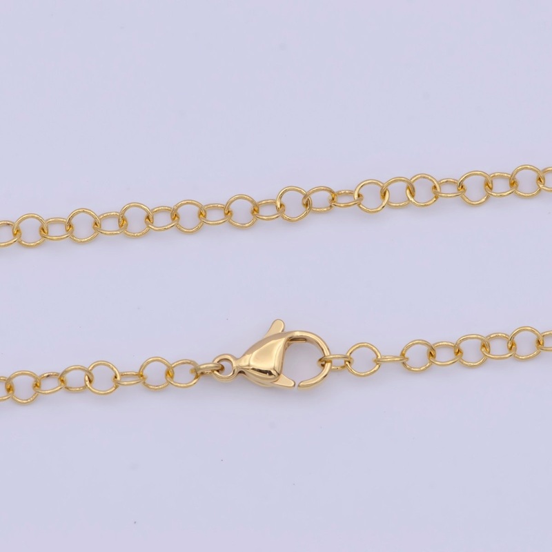 17″ Ready to Wear Gold Filled Chain with Lobster Clasp, Simple Everyday Layering Necklace | WA-1119 Clearance Pricing