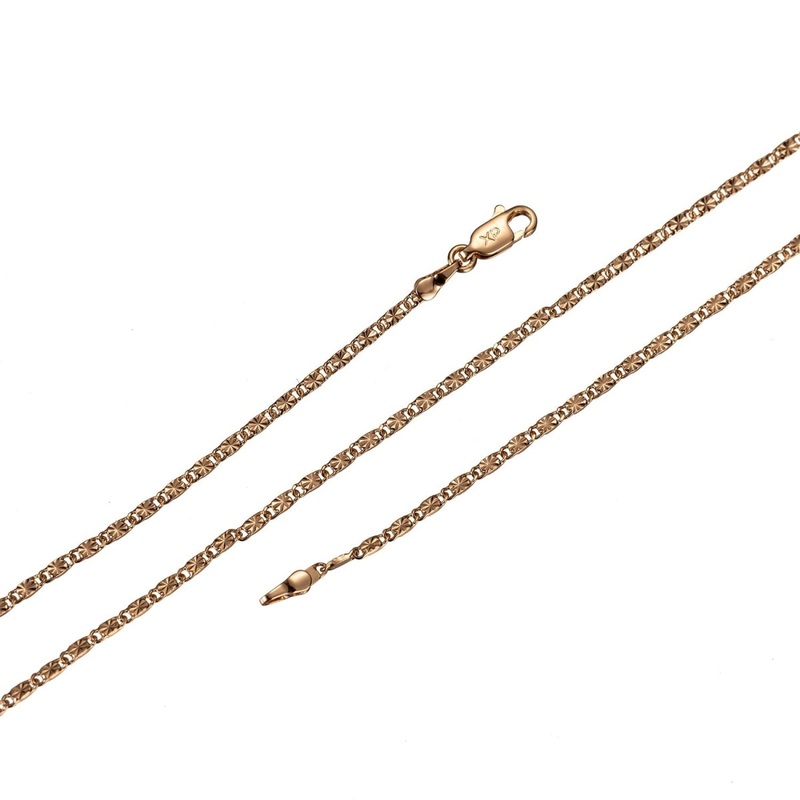 18K Gold Filled Scroll Chain Necklace, 23.5 inch Designed Necklace For Jewelry Making, Dainty 1.7mm Designed Necklace w/ Spring Ring | CN-412  Clearance Pricing