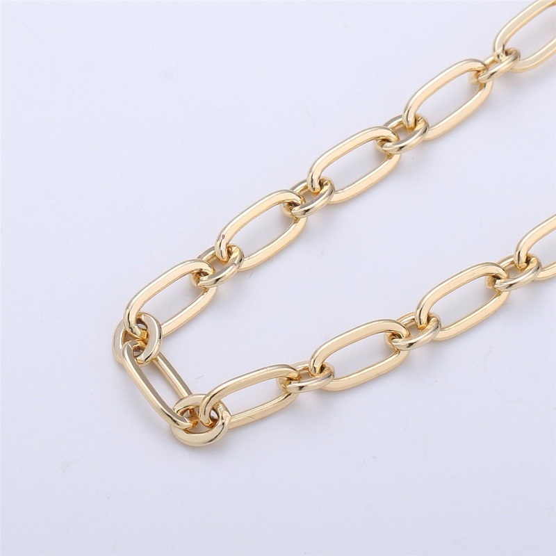 24K Gold Filled Chain, 1 Yard / 3 Feet Oval Link Chain for Necklace, 10x3mm PAPER CLIP Chain for Necklace Bracelet Anklet Component Supply | ROLL-004 Clearance Pricing