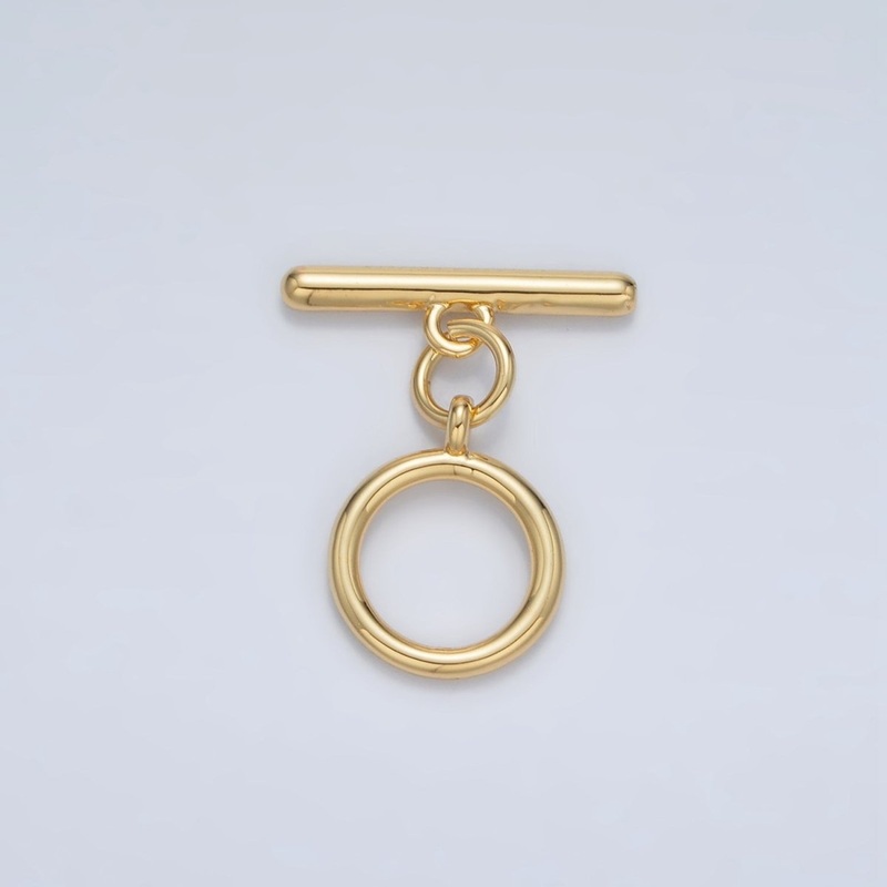 24K Gold Filled Minimalist Toggle Clasps Closure Findings | Z852