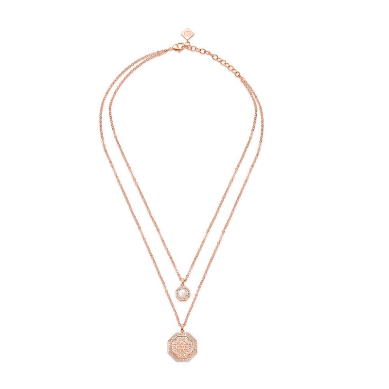 Women Arabesque 2.0 Rosegold Necklace