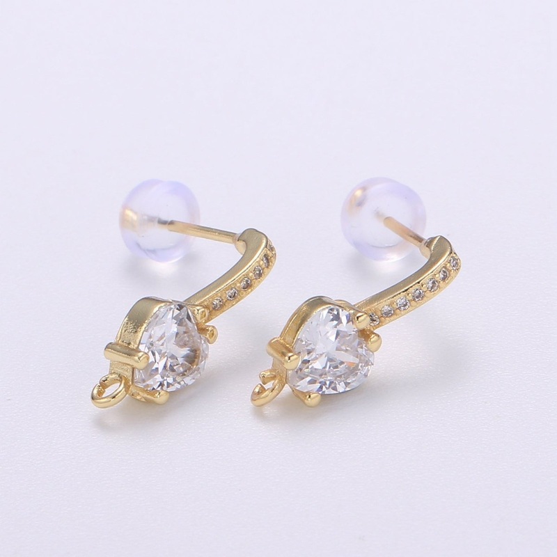 14K Dainty Gold Filled High Heels Earring Studs For DIY Earring Making  L-267
