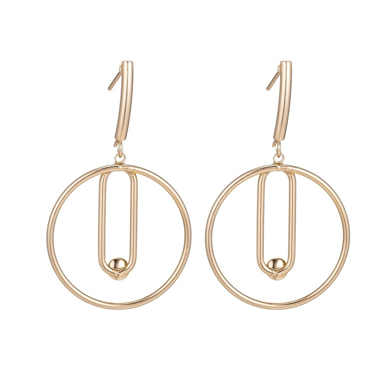 18k Gold Fill DIY Earrings with Loop, Make Your Own Stud Dangle Earrings, Earring Component Findings for Jewelry Making Supplies, K-018