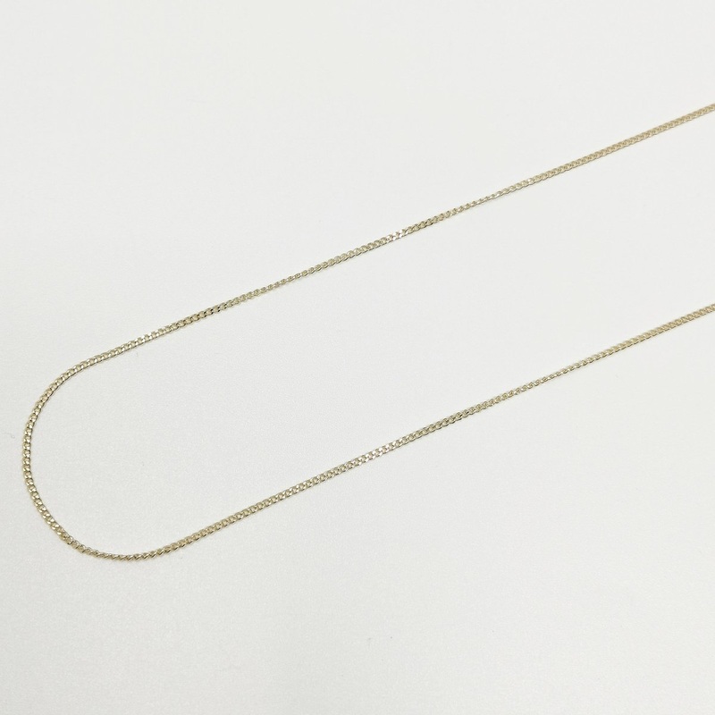 16K Gold Filled Curb Roll Chain With Width 1.2mm Sold By Yard For Jewelry Making, Bracelet Necklace Anklet Component Supply | ROLL-403 Clearance Pricing