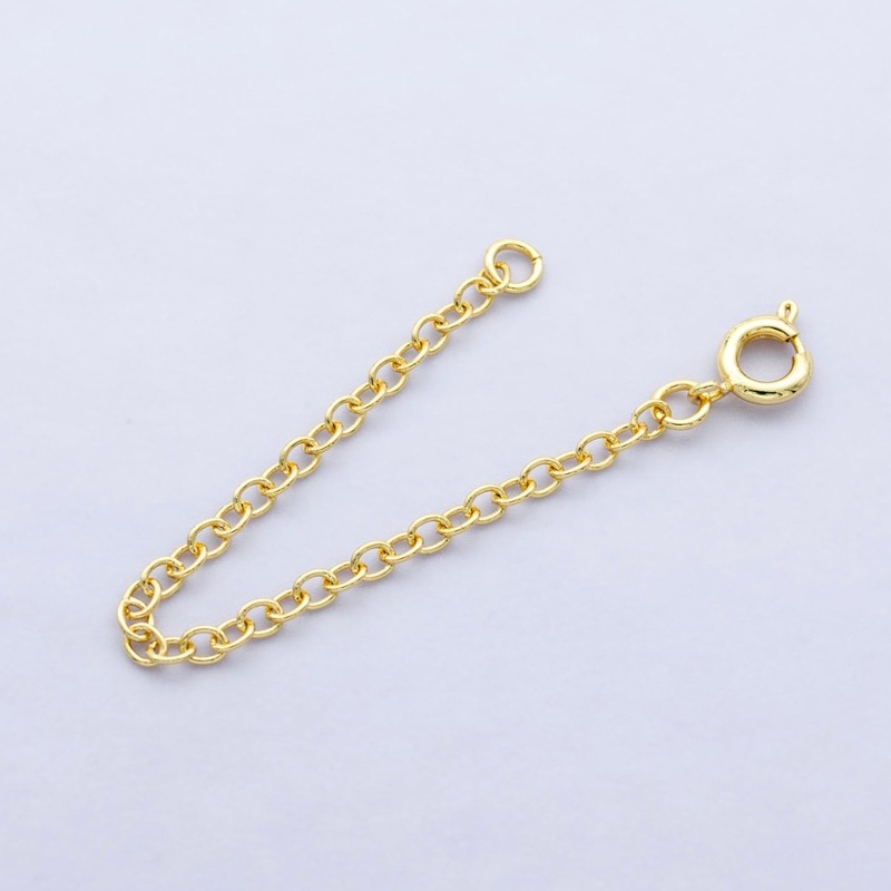24K Gold Filled Minimalist Spring Ring Clasps Closure Finding | Z1106
