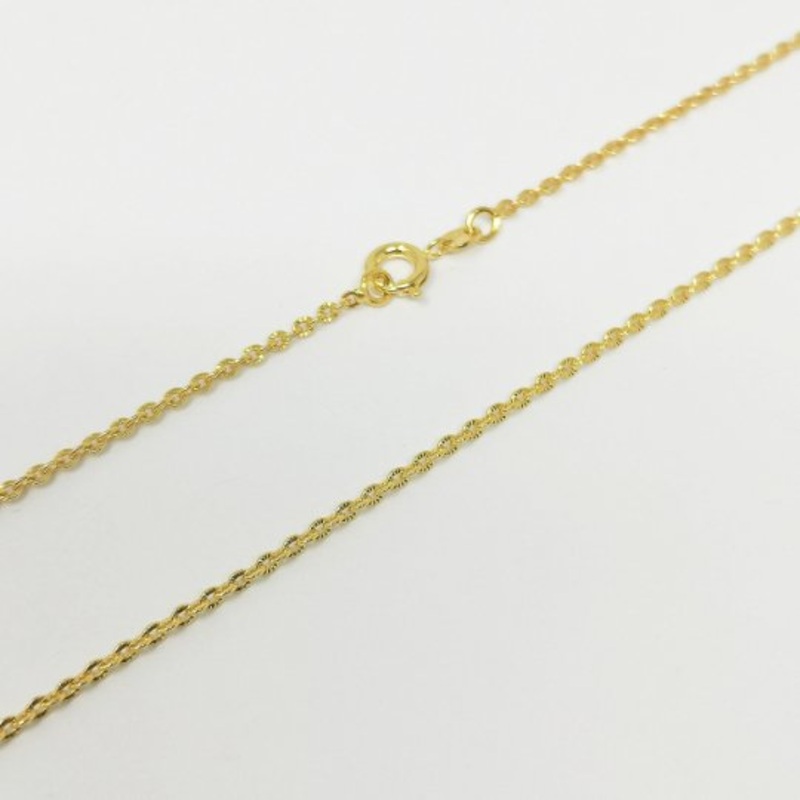 24K Gold Filled 2mm Rolo Chain – 17.5 Inch Gold Filled Rolo Chain w/ Spring Ring | CN-921 CN-963  Clearance Pricing 17.5 Inches