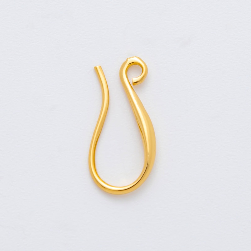 18K Gold Filled 16mm Long Hook Anchor Charm Finding | Z-A1249