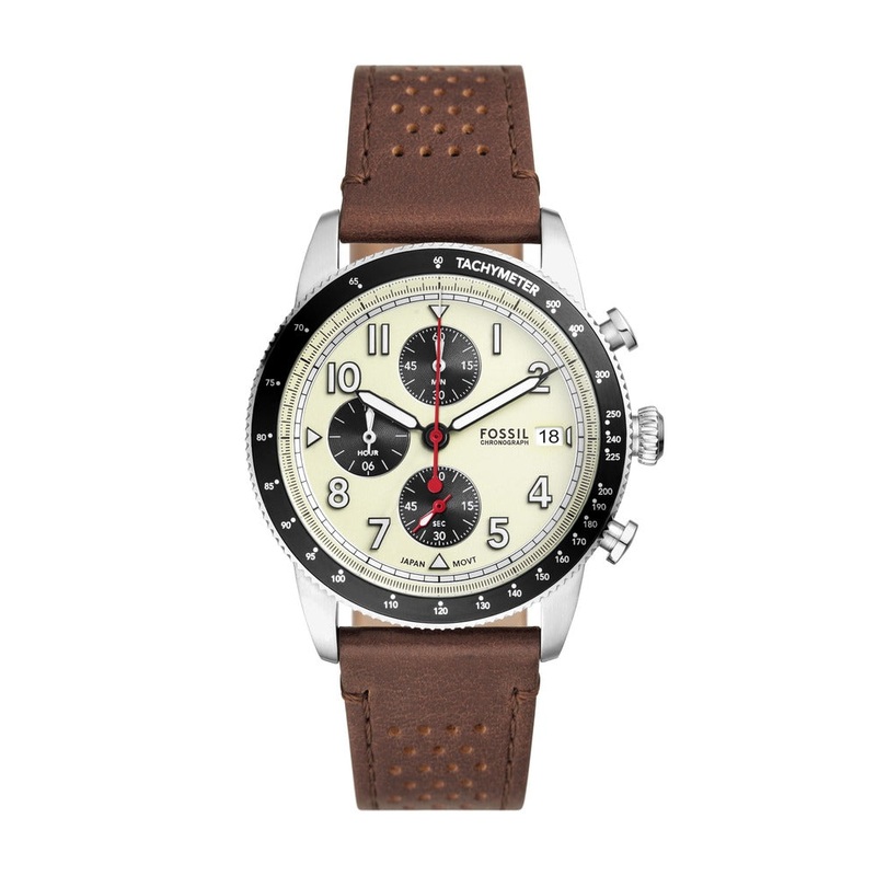 Men Sport Tourer Cream Watch