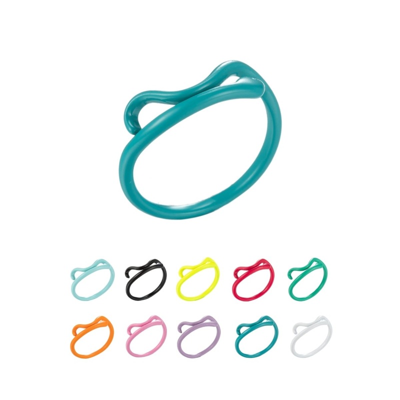 Colorful Enamel Twist Ring , Neon Color Ring , Enamel Ring Black Pink Teal White Yellow Black