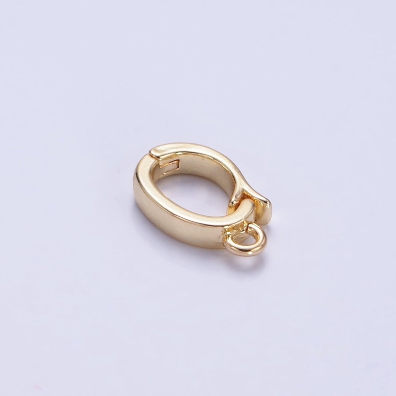 14K Gold Filled 10mm Snap Bail Latch Findings | L664