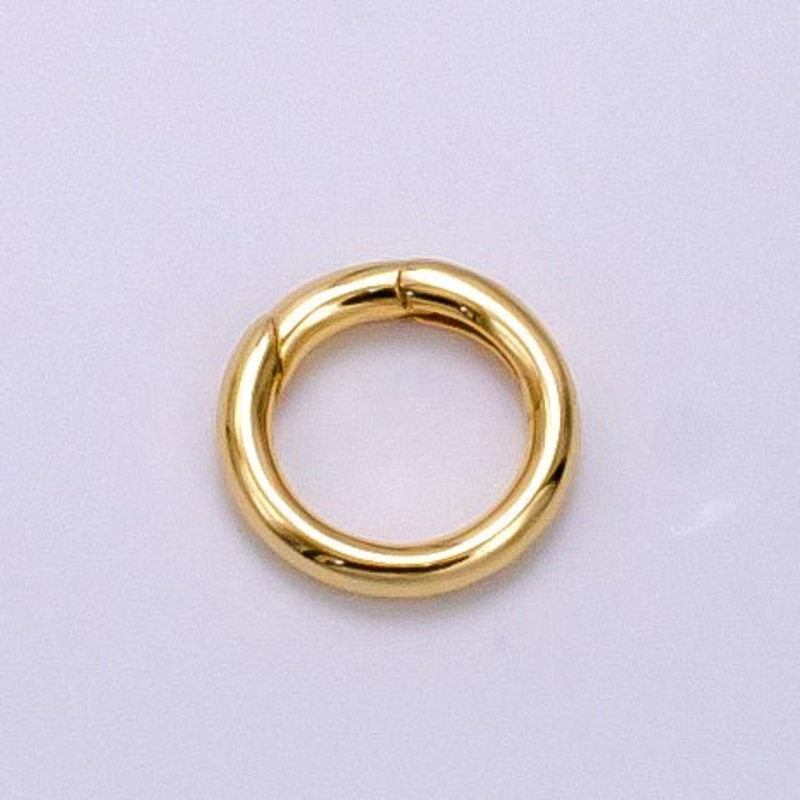 14K Gold Filled 18mm Push Spring Gate Findings | Z721