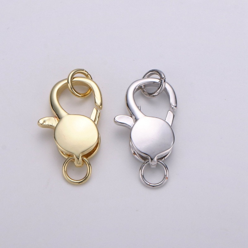 Wholesale Lobster Clasp 14k Gold Filled, Lobster Claw with Jump Ring for Jewelry Necklace Bracelet Anklet Making, Size 20mmx10mm K-837 K-838 Gold