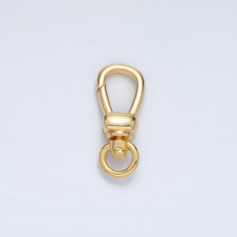 24K Gold Filled 12mm Trigerless Swivel Snap Hook Closure Findings | Z863