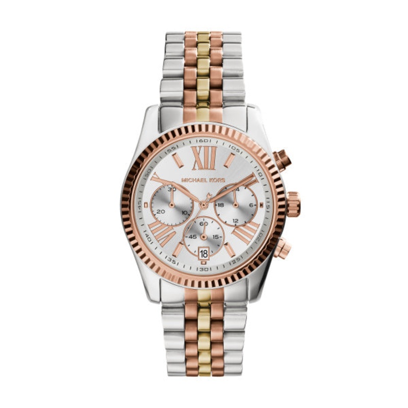Women Lexington Tri-Tone Watch